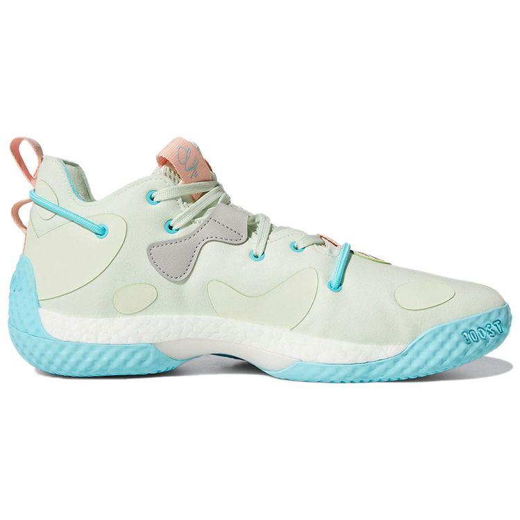Adidas Harden Vol. 6 Green Mist Pulse Aqua Unisex Sneakers Glow-Pink GV8701