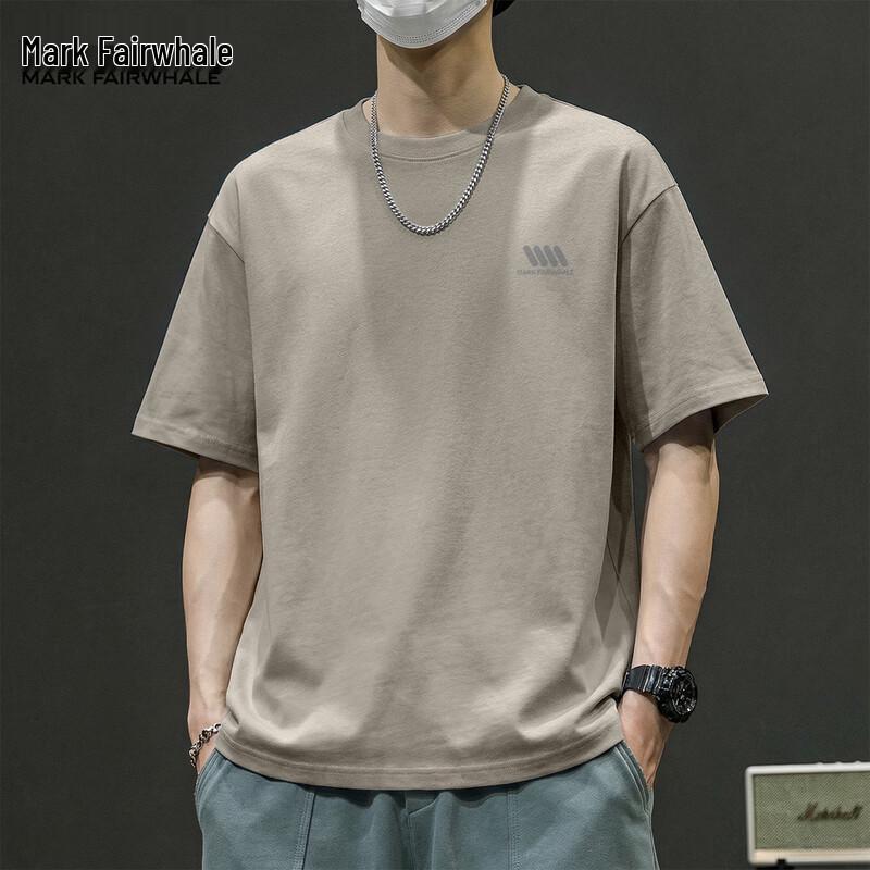 Mark Fairwhale Men s 2026 Summer Loose Cotton T-Shirt 3XL