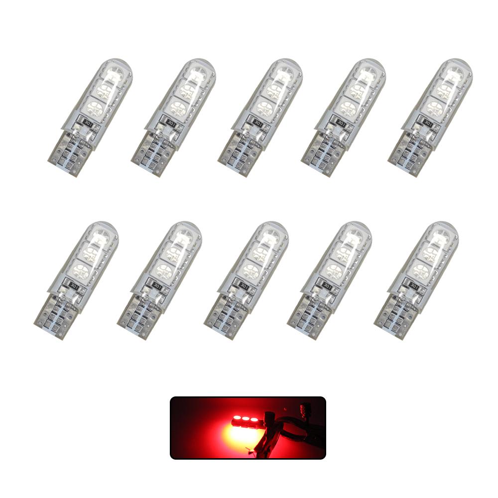 

Силиконовый 12 В 6 SMD плафон для чтения в салоне автомобиля, лампа подсветки номерного знака, водонепроницаемая светодиодная лампа, боковой габаритный фонарь красный