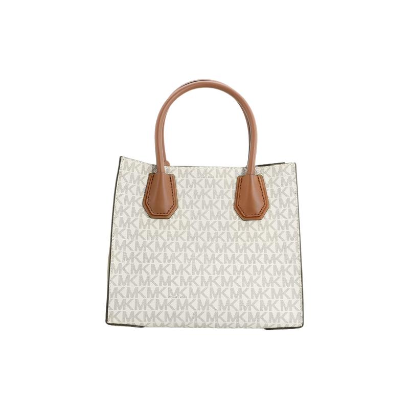 Michael Kors Handtas Klassiek retro oude bloemenprint forenzen letters, kunstleer, accordeontas, handtas, schoudertas, middelgroot, dames
