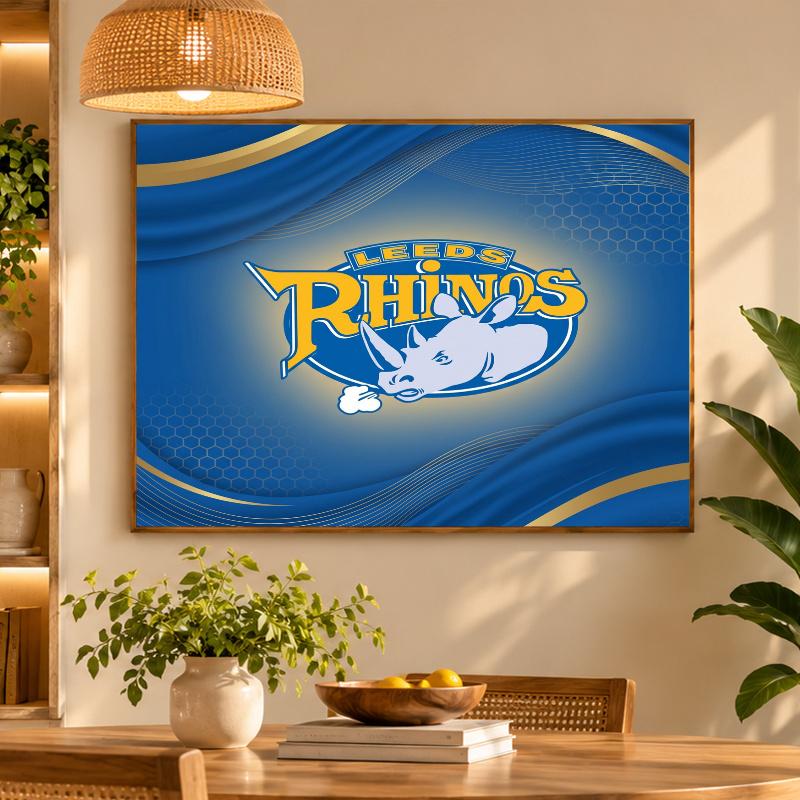 5D Diamond Painting Leeds Rhinos DIY Full Drill Diamond Art Kit Home Decoration