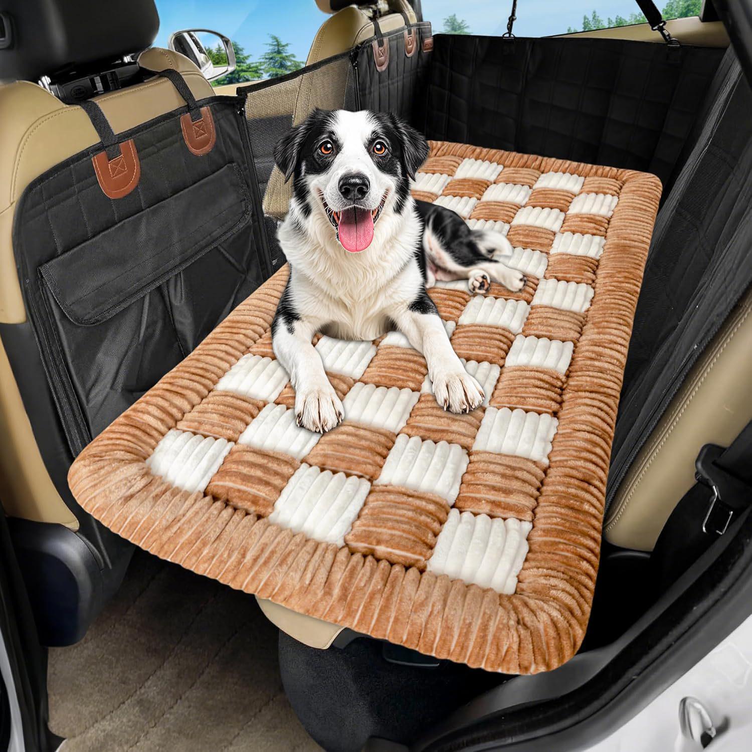 

Plush Non-Slip Car Backseat Pet Cushion and Sofa Pad 50cm x 50cm