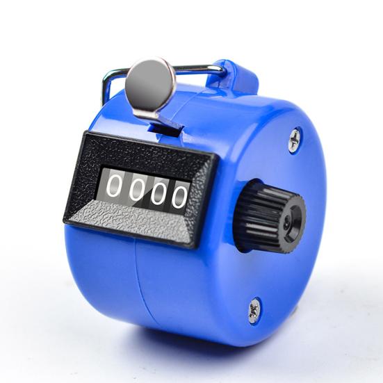 Handheld Tally Counter 4-Digit Number Clicker Counter Coaching Knitting Fishing Golf