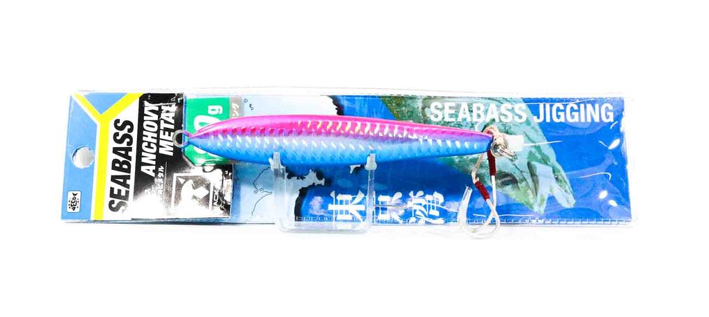 Jackall Metal Jig Seabass Anchovy Metal 80 grams Blue Pink (0871)