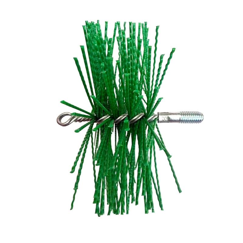 Efficient Pipe And Chimney Brush With Nylons Bristles To Minimize Scratching Remove Residues For Enduring Use