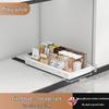 Wow-oh Expandable Frying Pan Storage Cabinet with Adjustable Pull-Out Pot Rack