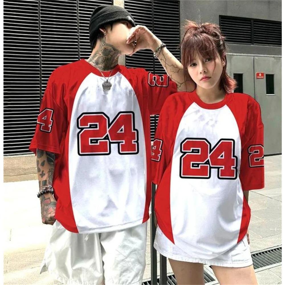 3D printed sports men's T-shirt basketball shirt digital couple street casual short sleeved shirt