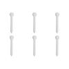 50Pcs Golf Tee Holder Maple Wood White Long Ball Base Set Kit for Outdoor Sports 70mm  2.76in