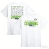 2026 Super Bowl Mästarlag T-shirt Herr och Dam Sommar Bomullskläder Trendig Vardaglig Kortärmad T-shirt Streetwear