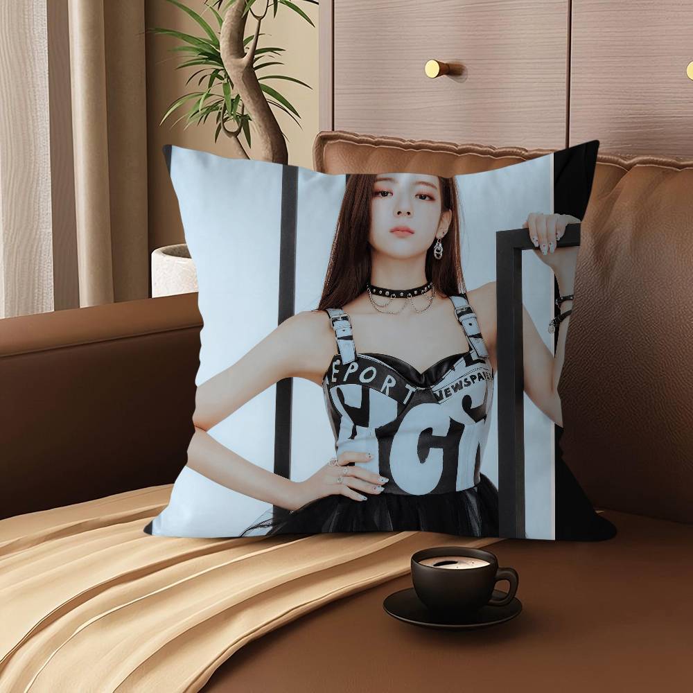 

L-Lia Singer HD Cushion Cover 30x50 Polyester Sofa Cushions Decorative Throw Pillows Home Decoration Pillowcover 12x12Inch
