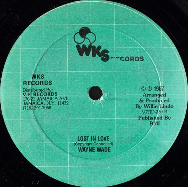 

12inch Record WAYNE WADE Lost In Love VPRD260 WKS Records 1987 US Reggae Ska Dub Used