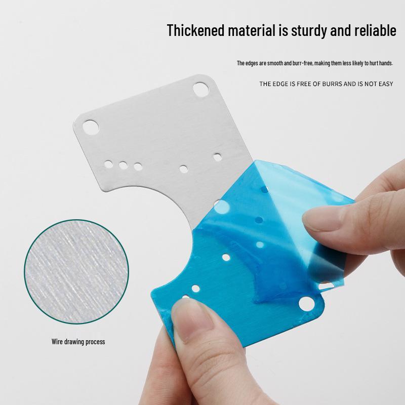 Stainless Steel Cabinet Door Hinge Repair Plate