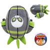 Zomg Jumbo Plush Animal Toy Soft And Stuffed Fiber Cotton Green And Grey 23*22cm