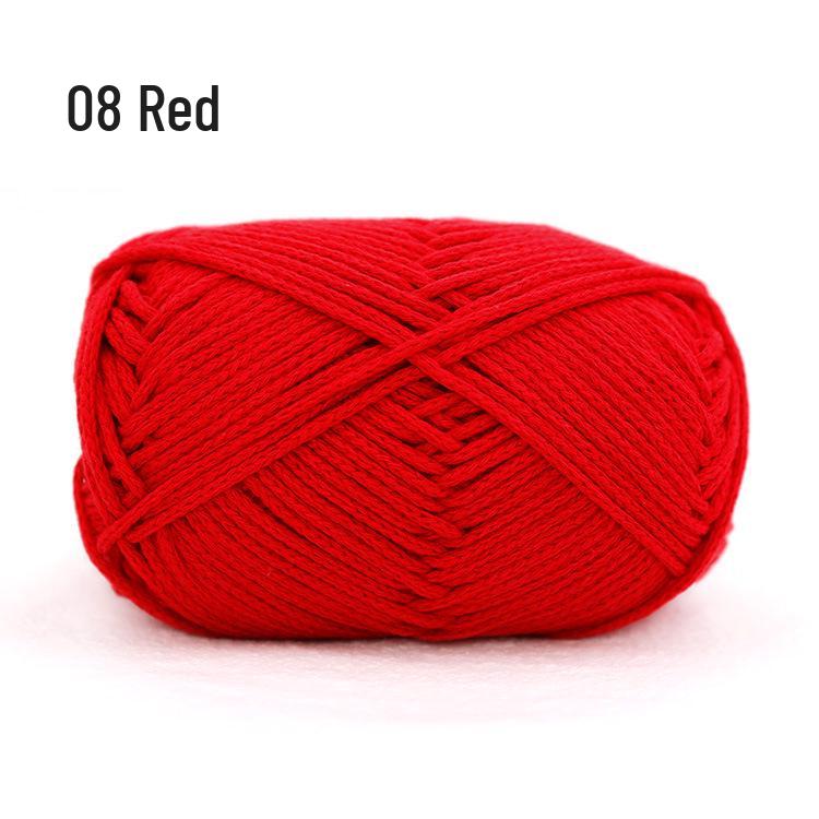 Xue Feier Suxin 2mm Round Hollow Pure Cotton Crochet Yarn for DIY Knitting