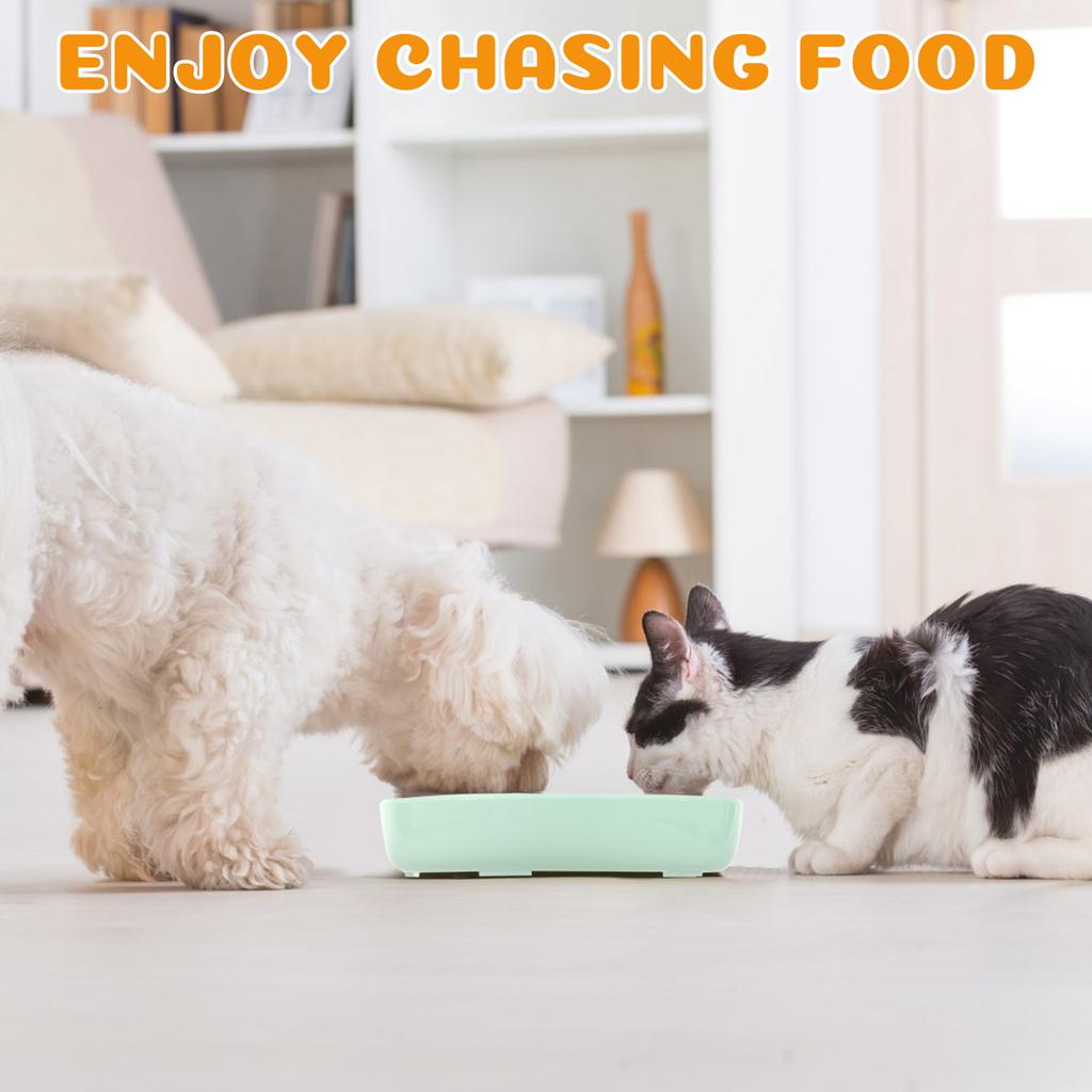 Slow Feeder Pet Bowl Flower Style Cat Dog Food Bowl With Anti Slip Bottom Round Anti-choking Cat Eating Dish Home Pet Supplies