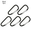 Flerfarget aluminiumsutstyr Legering karabiner Klatreknappspenne nøkkelring Camping Vandring Krok