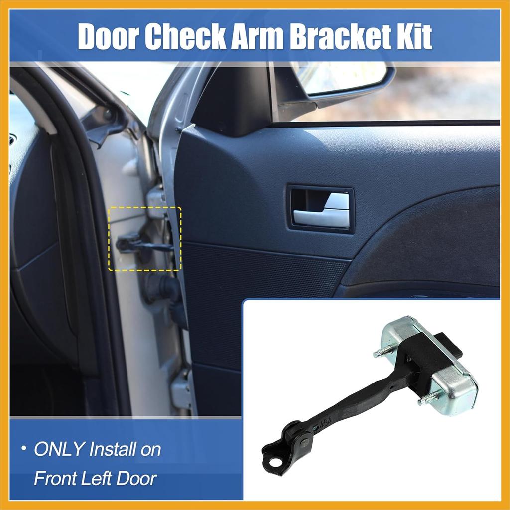 Front Left Door Check Bracket Stop Strap 68620-AE011 for Toyota Sienna 2004-2010 Car Door Check Arm Assembly LH Driver Side Door Check Strap Stopper
