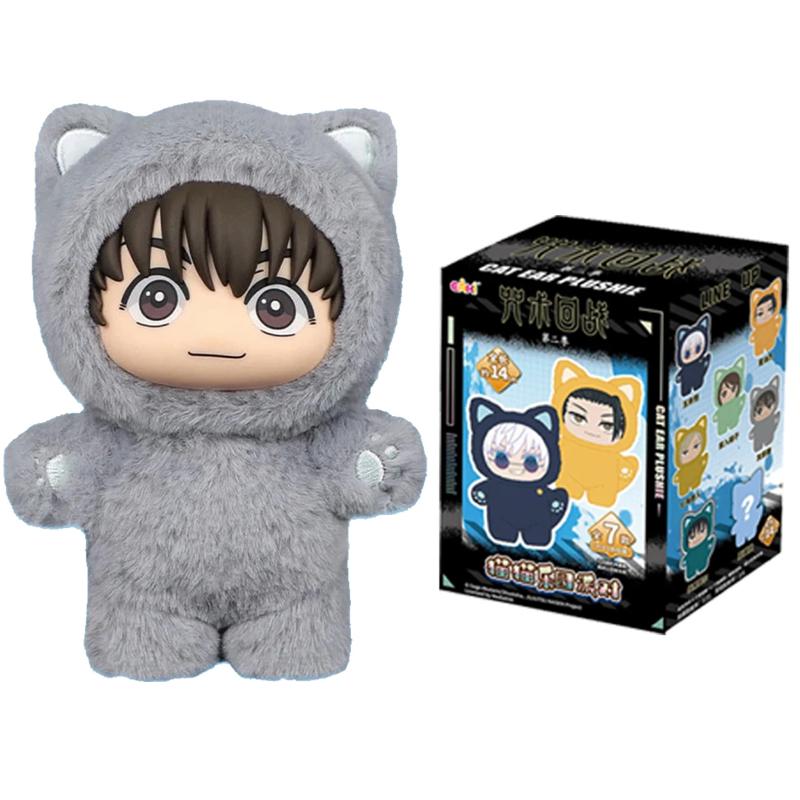 Kawaii Jujutsu Kaisen 2 Cat Ear Plushie Series Blind Box Mystery Box Anime Toy Room Decoration Collect Festvial Gift