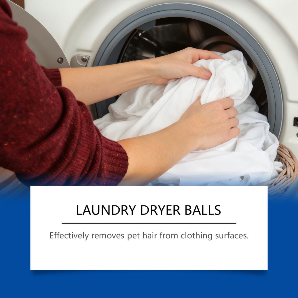 Кульки для видалення шерсті домашніх тварин для чищення шерсті тварин та одягу. Зручні та портативні кульки для чищення для домашнього використання.