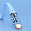 Retractable Multi USB Cable 3 In 1 100w Super Fast Charging Cable with 5 Gear Length for Type-C/Android/IOS Interface