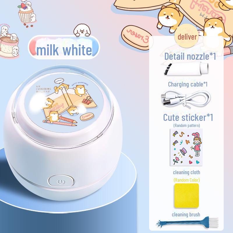 Deli Desktop Vacuum Cleaner for Eraser and Pencil Shavings, Keyboard Dust, and Student Desk Cleaning