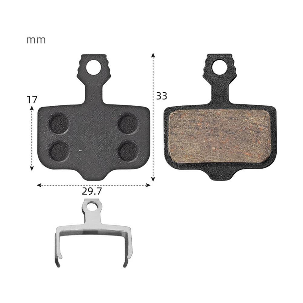 Prático pastilha de freio a disco bicicleta acessórios preto