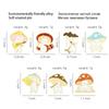3-10Pcs Cartoon Brooch Set Christmas Frog Space Mushrooms Joker Black Cat Dog Enamel Pins Animal Lapel Badge Jewelry Wholesale