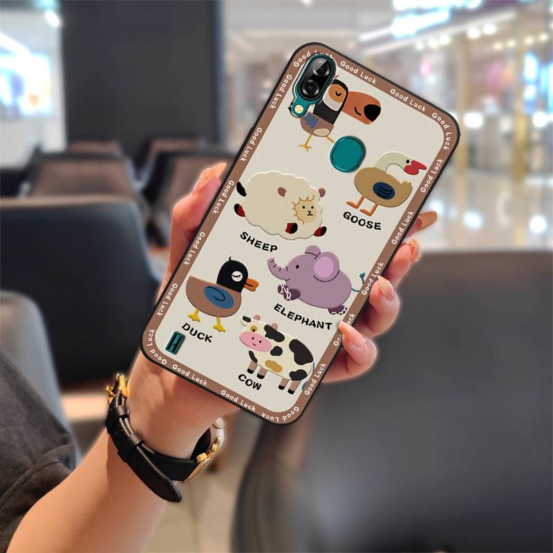 Durable Cute Phone Case For Blackview A60 Pro Fashion Design Back Cover Cover Anti-dust Full Wrap Silicone Protective