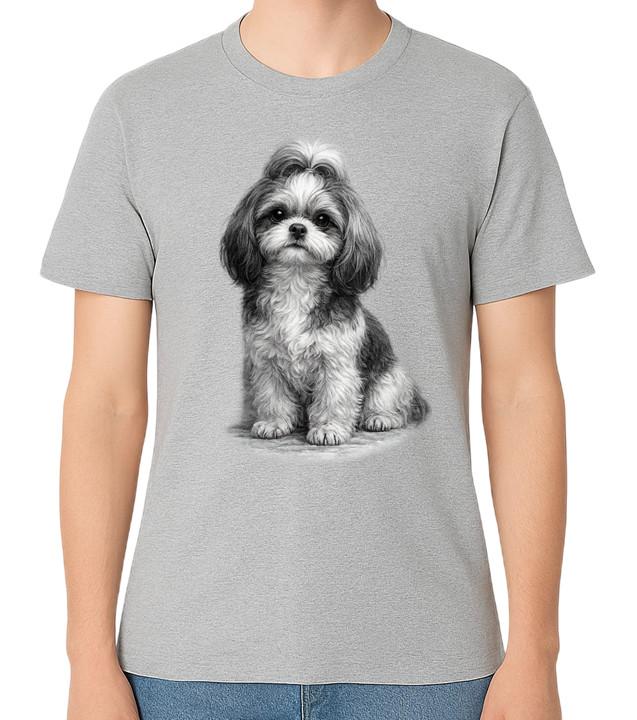 

Cute Shih Tzu Puppy Sketch Dog Lover Gift T-Shirt Unisex Tee 5XL різнокольоровий