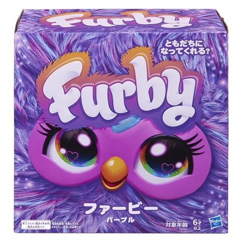 Hasbro (HASBRO) Furby Purple Voice-Responsive Interactive Toy for Boys and Girls Christmas Gift Ages 6+, Comes with 15 Fashion Accessories, Animatroni