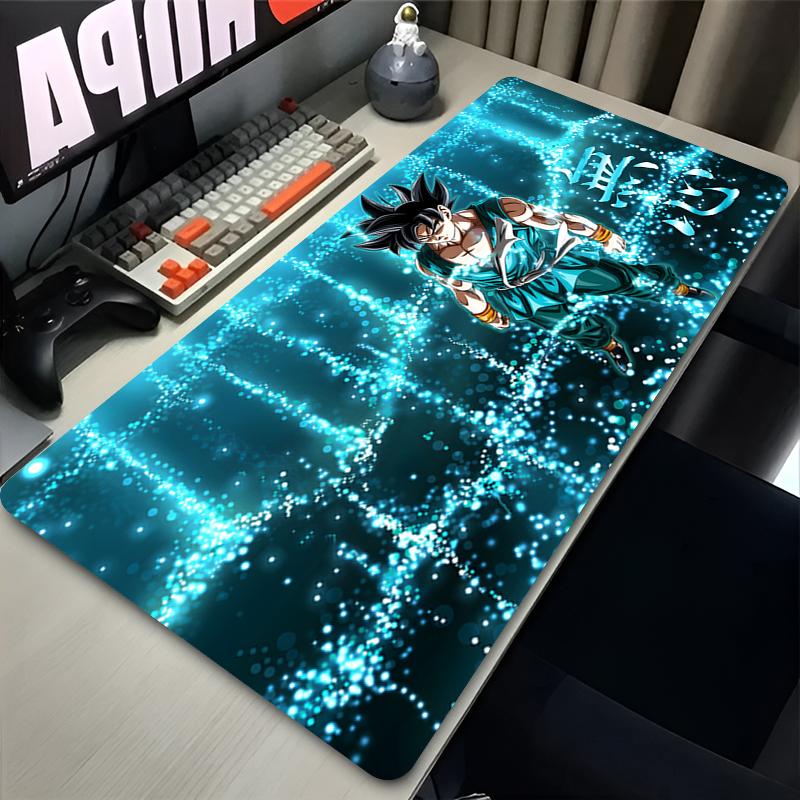 Anime Dragon Ball Mousepad HD Printing Computer Gamers Locking Edge Nonslip Mouse Pad XL Super Saiyan Goku Keyboard PC Desk Pad
