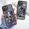 Niedliche Astronaut Planet Matte Hülle Für Apple iPhone 14 11 13 7 12 Pro 7 XR XS Max 8 6s SE 2022 Weiche Handyhülle