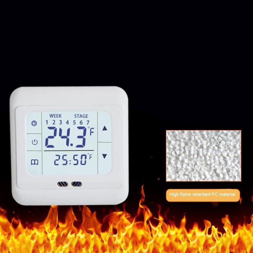 Digitalregler Temperatur Bodenfühler Heizung PC+ABS