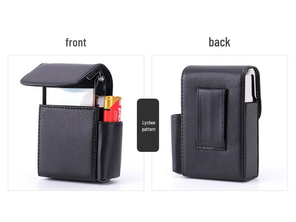 Leather Veneer Cigarette Case & Business Card Holder: Creative Fashion Accessory with 100 Patterns in Korean Style