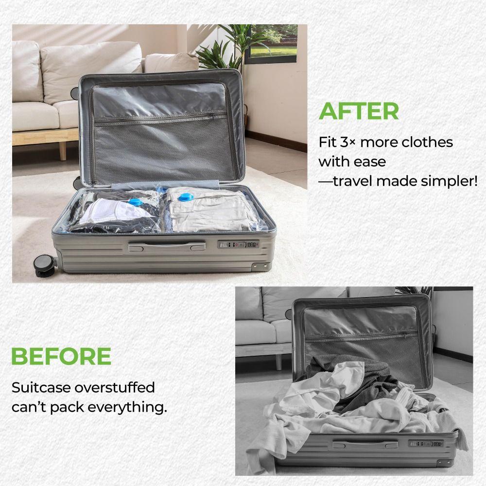 New Rechargeable Electric Vacuum Pump Portable Low Noise Compressed Bag Air Pump Mini Lightweight Clothes Vacuum Sealer Travel