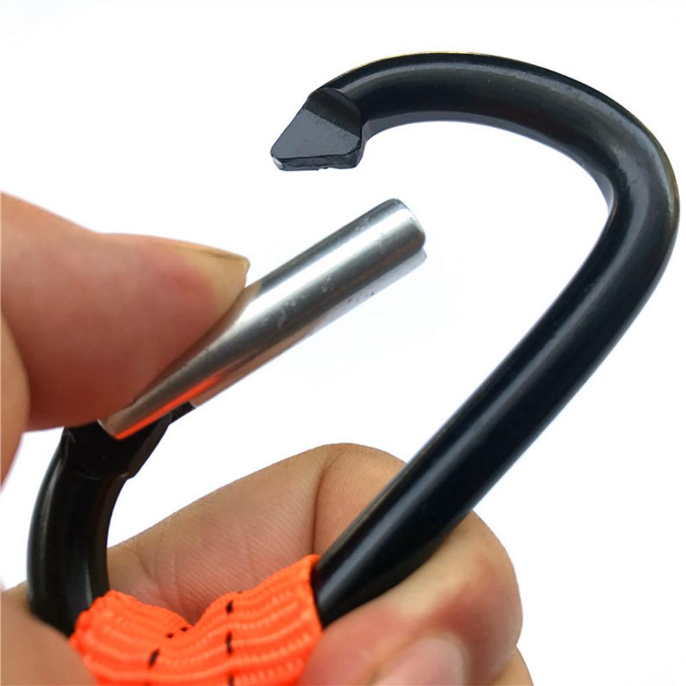 Buy [BA] Carabiner Lanyard Retractable Safety Rope Telescopic Elastic ...
