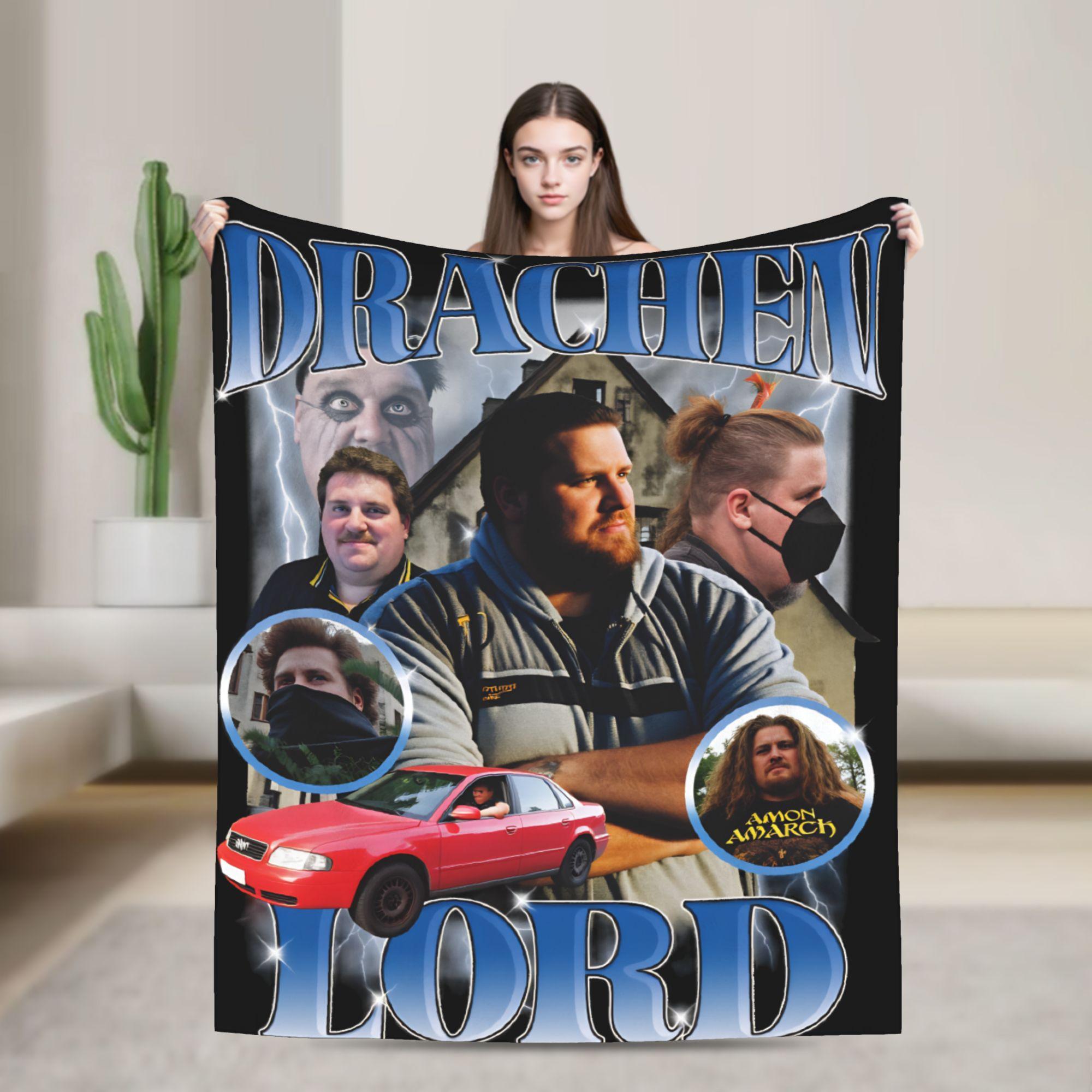 

Drachenlord Super Warm Blankets Child Plush Throw Blanket Print Couch Chair Flannel Bedspread Sofa Bed Cover 75x100cm (30x40inch)