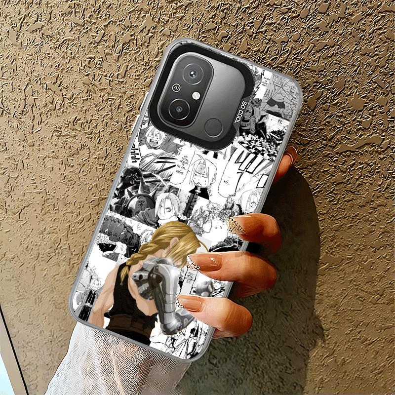 F-ullmetal A-Alchemist Anime Shockproof Phone Case for Xiaomi Poco X7 X6 X5 X3 Pro F7 Ultra M8 Redmi 15C 15 14C 13C 12C 10C 13 1