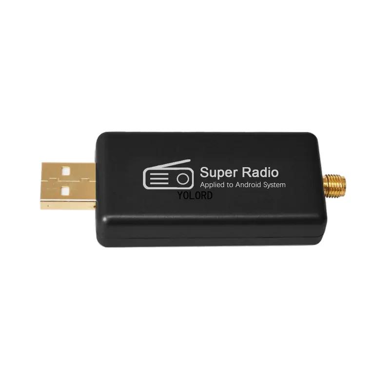 Mini Plug And Play Car Radio AM/FM Stereo Adapter Receiver USB Interface Antenna Applied to Android Multi-Media System