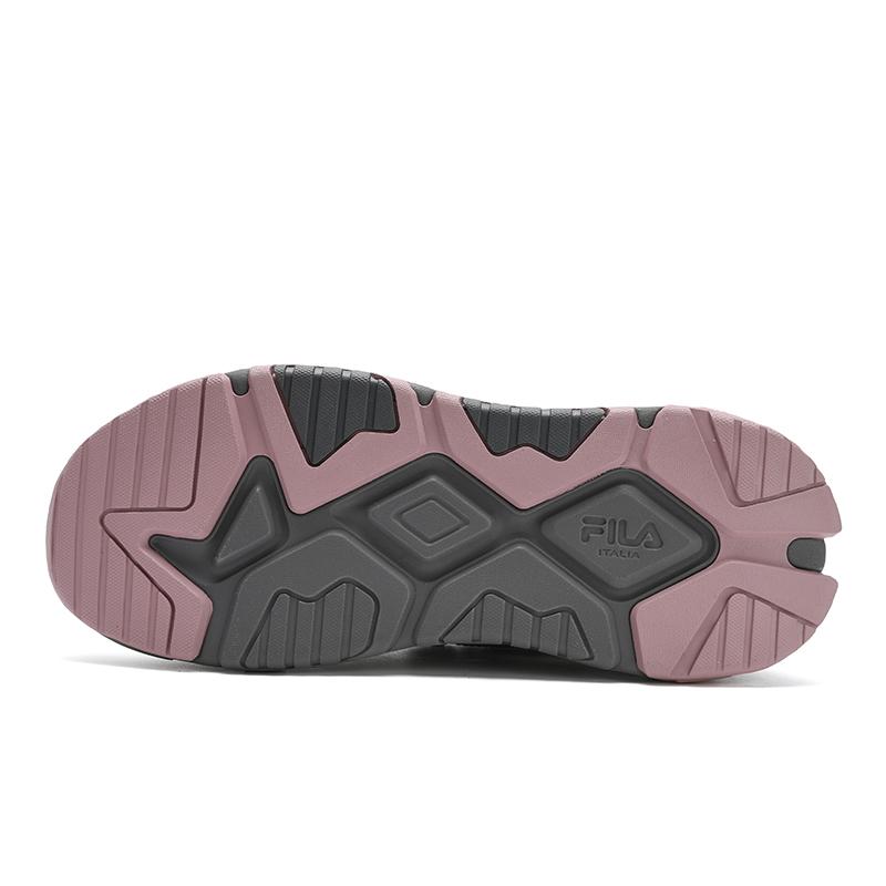 New FILA Collina Hill Shoes Abrasion Resistant Low Top Casual Shoes Women's Smoke Gray White F12W522130FQC
