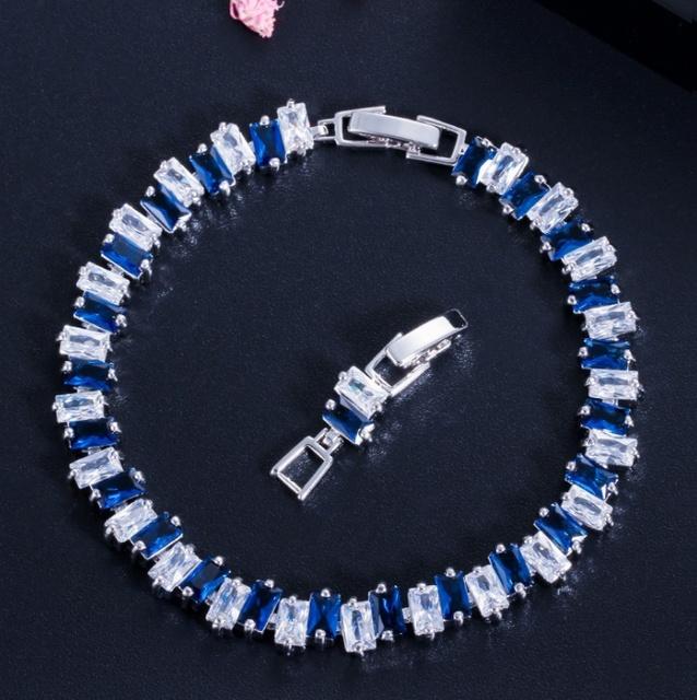 

Классический геометрический браслет с кристаллами циркона, женский свадебный подарок, ювелирные изделия, новая мода, модный ручной орнамент, подарок