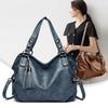 Bolsa Hobo Feminina com Pingente de Franja Bolsa de Ombro Elegante em Couro Texturizado Bolsa Transversal Espaçosa para o Dia a Dia