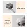 Pot Brush Oil-Free Bristles 360-degree Rotating Head Cleaning Brush with Extended Handle