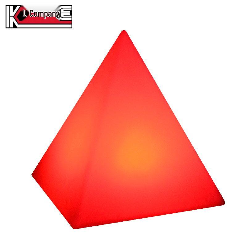 Waterproof RGB LED Pyramid Table Lamp: Outdoor/Indoor Decorative Light
