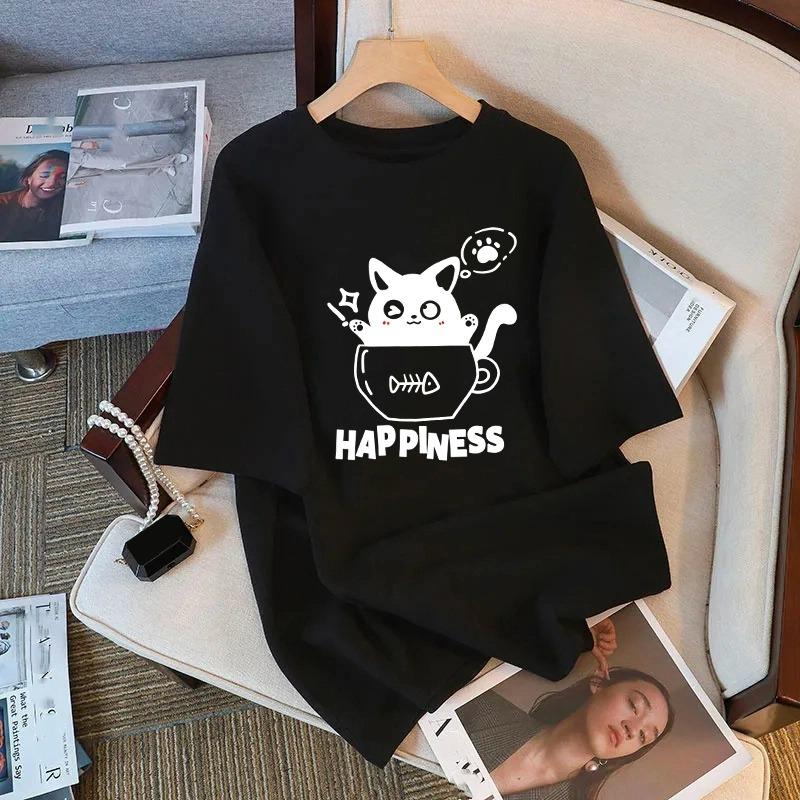 Summer Kids Adult Fashion Print Short Sleeve T-Shirt Outdoor Casual O-Neck Oversized Women's Tees Top Girl Clothing