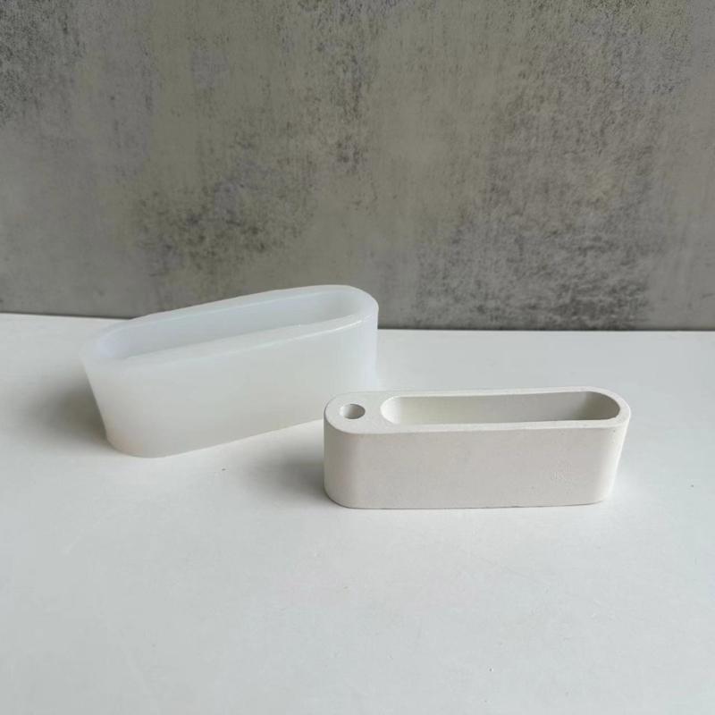 Crystal Resin Mold Business Card Holders Silicone Molds Pen Holder Epoxy Molds DIY Decoration Desk Organizer Resin Mold