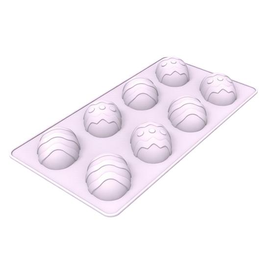 Silikonowa forma na jajka wielkanocne do czekolady, kostek lodu, rękodzieła z żywicy, klasy spożywczej, elastyczne formy jajeczne, łatwe wyjmowanie, produkcja mydła