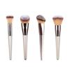 Champagne Gold Multi-Use Makeup Brush for Foundation, Blush, Powder, Eyeshadow, and Mask Application