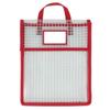 Mesh Clear A4 with Velcro Tote Carrying Document File Document Waterproof Document Document for Elementary School Office Supplies Pouch, Holder, Size,