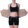 Adjustable Xxxl Xxl Waist Trainer Posture Corrector Widened Back Belt Lumbar Support With Warm Patches